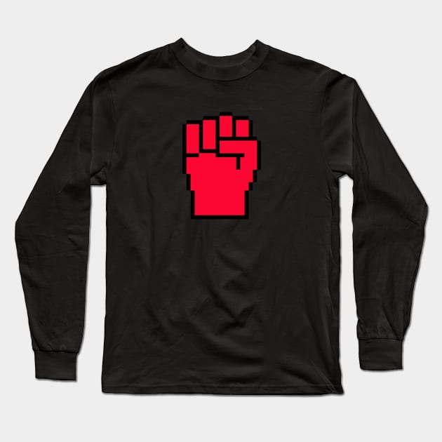 Red fist Long Sleeve T-Shirt by MissMorty2